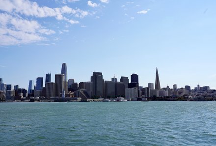 USA Südwesten mit Kindern - USA for family individuell - Kalifornien, Nationalparks & Las Vegas - Blick auf die Skyline von San Francisco