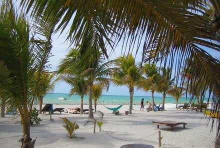 Mexiko Familienreise - Mexiko for young family individuell - Insel Holbox - Strand