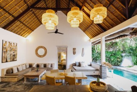 Bali for family deluxe - Familienreise Bali mit Kindern - Indiana Kenanga - Wohnzimmer 