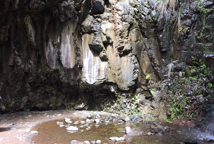 La Gomera Familienurlaub - Wasserfall El Guro