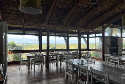 Garden Route Familienreise - Familiensafari plus - Kariega private Game Reserve Main Lodge - Restaurant