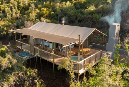 Garden Route Familienreise - Addo Nationalpark - AfriCamps Außenansicht
