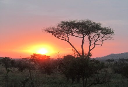 Tansania mit Kindern  - Tansania for family - Sonnenuntergang