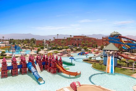 Familienreise Marokko - Marokko for family Deluxe - Hotel Aqua Fun Marrakesch - Rutschen