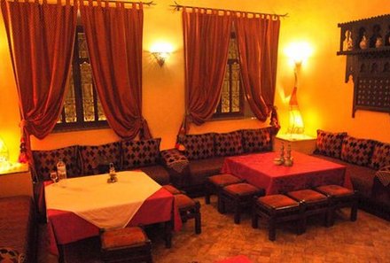Familienreise Marokko - Marokko for family Deluxe - Hotel Kasbah Azalay - Restaurant