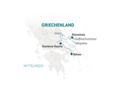 Griechenland Familienreise - Griechenland Family & Teens - Reiseroute 2022