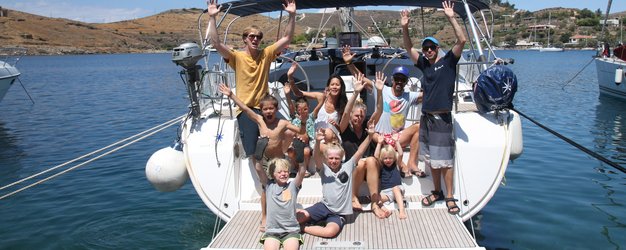 Griechenland Segeln mit Kindern - Griechenland Segeln for family - Familien auf Segelboot