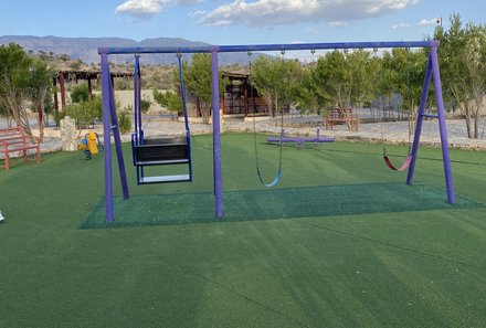 Familienreise Oman - Oman for family - Jebel Shams Resort - Kinderspielplatz
