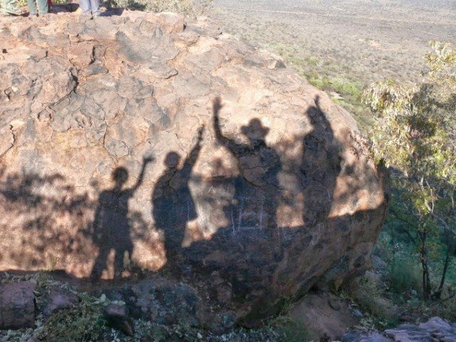 Souvenirs von der Afrika Familienreise - Schatten