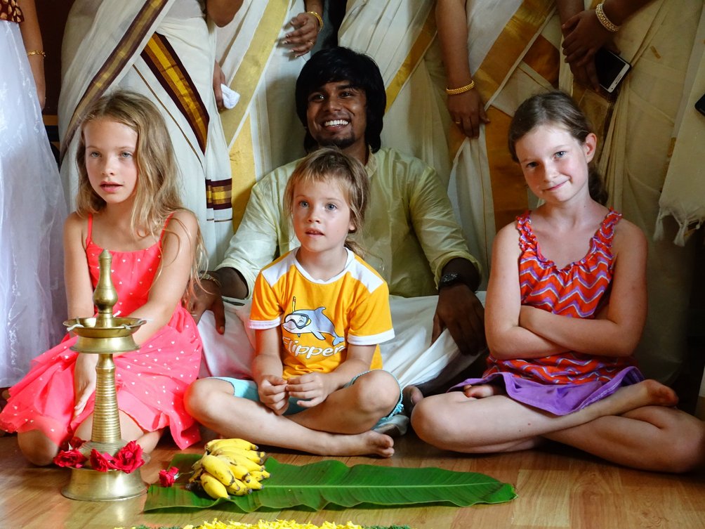 Indien mit Kindern - Kinder im Basis Projekt Kerala