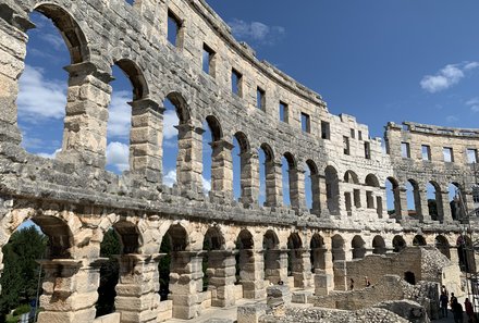 Kroatien mit Kindern - Kroatien for family - Pula - Amphitheater von innen