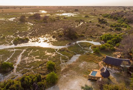 Botswana Familienreise - Botswana Family & Teens - Okavango von oben