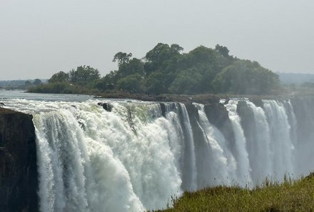 Botswana Familienreise - Botswana for family individuell - Victoria Falls in ganzer Breite