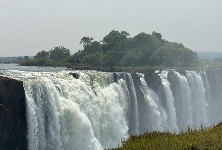 Botswana mit Kindern - Botswana Fly-In-Safari individuell - Victoria Falls Aussicht