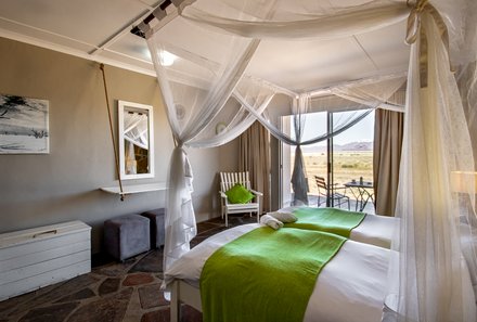 Namibia mit Kindern - Namibia for family individuell - Elegant Desert Lodge - Zimmer