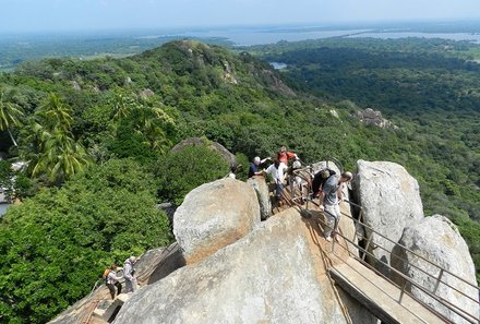 Familienreise Sri Lanka - Sri Lanka for family - Sigiriya Fels von oben