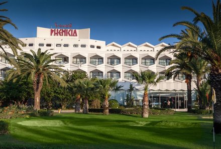 Tunesien for family - Hammamet - Phenicia Hotel - Eingang mit Garten