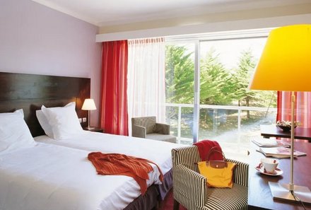 Bretagne Familienreise - Bretagne mit Kindern - Hotel de la Pointe Mousterlin - Schlafzimmer