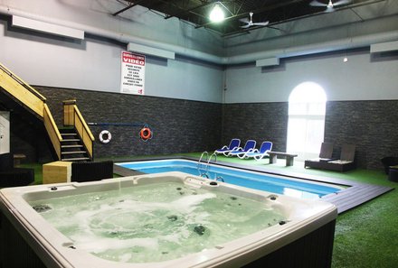 Ostkanada for family - Ostkanada Familienreise mit Kindern - Hotel Energie Shawinigan - Whirlpool