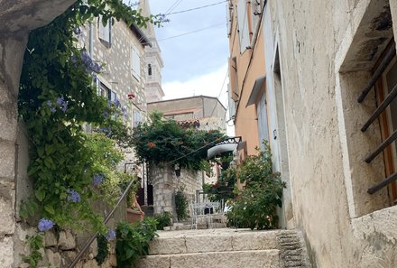 Kroatien mit Kindern - Kroatien for family - Rovinj - schmale Gasse