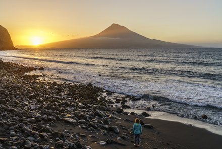Azoren Family & Teens - Faial Island - Kind am Meer