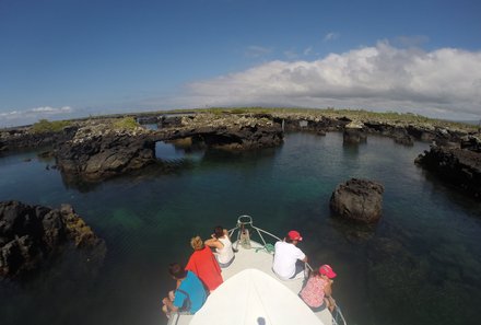 Galapagos mit Kindern - Galapagos Family & Teens - Bootsausflug Los Tuneles