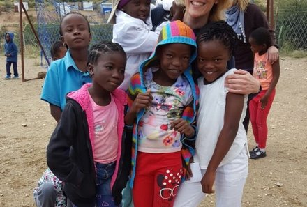 Namibia mit Jugendlichen - Besuch bei Mammadu