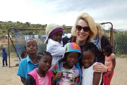 Namibia mit Jugendlichen - Besuch bei Mammadu
