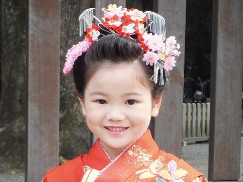 Japan Familienreise - Einheimisches Mädchen
