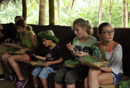 Vietnam mit Kindern - Mittagessen mit Einheimischen