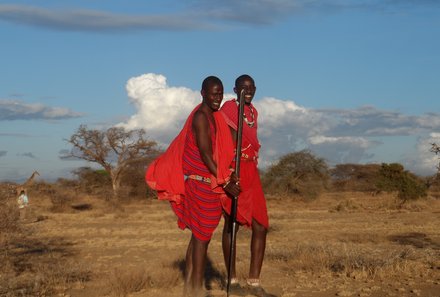 Kenia mit Kindern - Kenia for family - Mit Massai Kriegern auf Pirsch