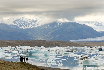 Island Familienreise - Island for family - Eisberge der Gletscherlagune Jökulsárlón