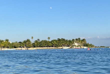 Mexiko Familienreise - Mexiko Family & Teens - Akumal Caribe -  Strand - Ausblick