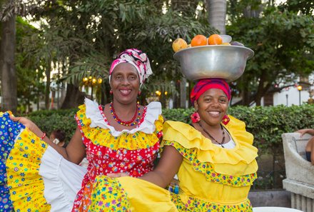 Kolumbien Familienreise - Kolumbien Family & Teens - Kolumbianische Frauen in Cartagena