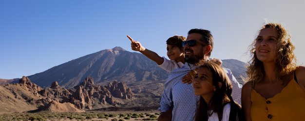 Teneriffa mit Kindern - Teneriffa for family - Familie Teide Nationalpark