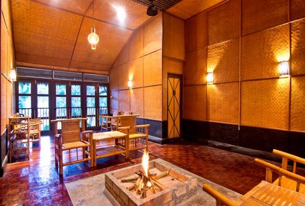 Familienreise Thailand - Thailand Teens on Tour - Hmong Lodge Sitzecke