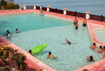 Mexiko Family & Teens - Hotel Tucan Siho Playa - Familien im Pool