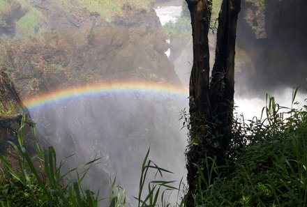 Uganda Family & Teens - Top of the Falls - Regenbogen