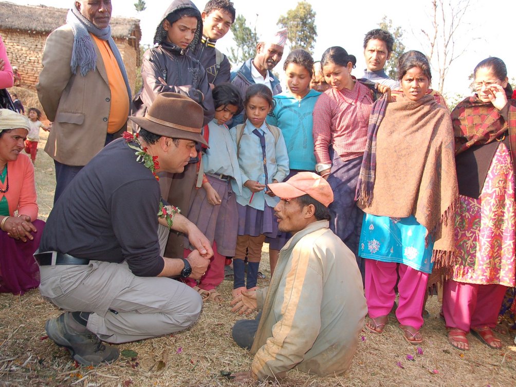 Nepal mit Kindern - Projektdorf Nayaransthan - Krishna in Nayaransthan