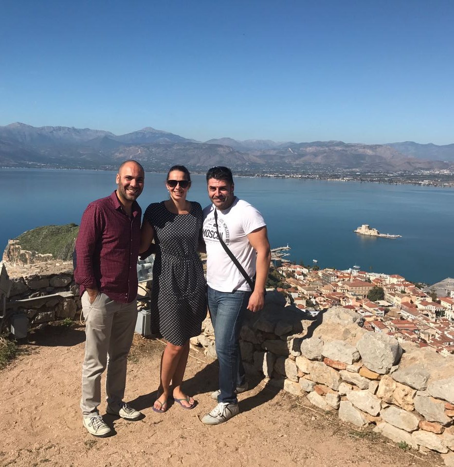 Griechenland Familienreise - Nadja mit Partnern in Nafplio