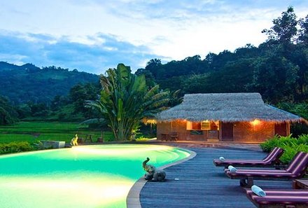 Familienreise Thailand - Thailand Teens on Tour - Hmong Village Pool