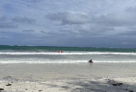 Kenia Familienreise - Kenia for family - Indischer Ozean in Diana Beach