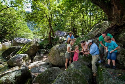  Australien for family - Australien Familienreise - Familie in Mossman Gorge Daintree National Park