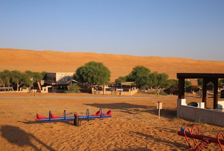 Familienurlaub Oman - Oman for family individuell - Thousand Nights Camp - Spielplatz