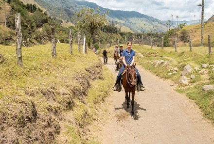 Kolumbien Familienreise - Kolumbien Family & Teens - Reiten im Cocora Tal