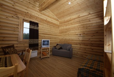Estland Familienreise - Estland for family Winter - Aegviidu - Nelijärve Puhkekeskus - Wohnzimmer