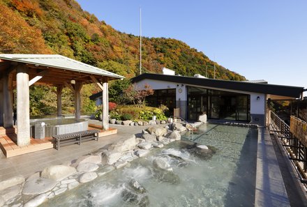 Japan for family - Hakone Tenseien Hotel - Onsen