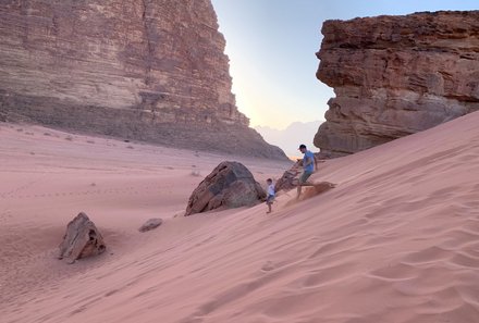 Jordanien Rundreise mit Kindern - Jordanien for family - Wüste