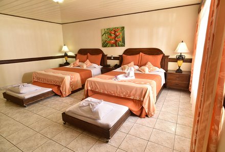 Costa Rica for family - La Fortuna - Los Lagos Hotel - Betten