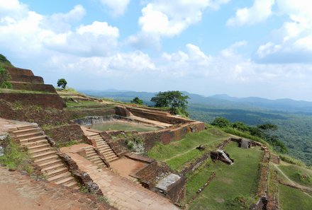 Sri Lanka mit Kindern - Sri Lanka Family & Teens - Aussicht auf den Sigirya Gärten